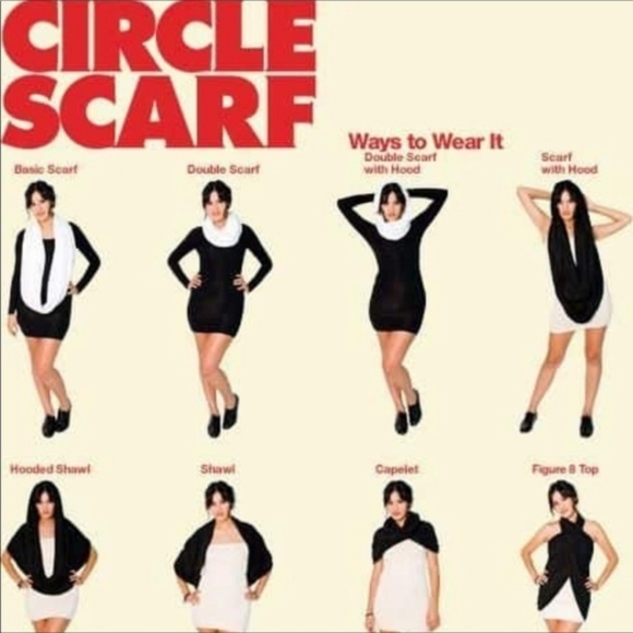 American Apparel Striped Circle Scarf - Picture 2 of 3